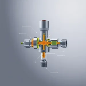 Zawór RTL do ogrzewania podłogowego schemat