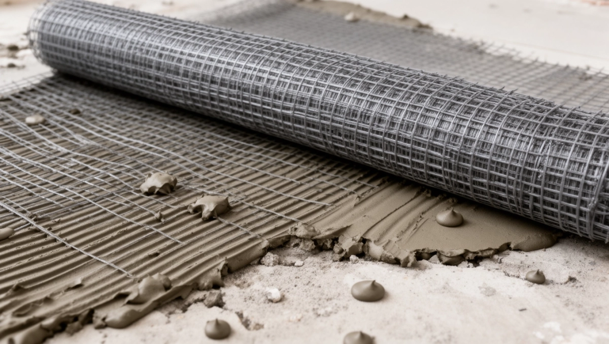 Siatka pod płytki podłogowe