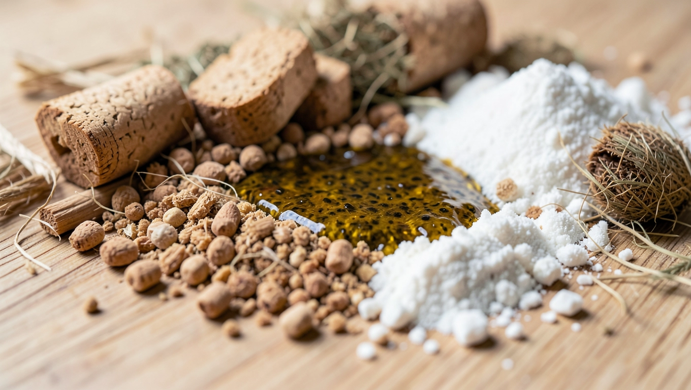 Skład prawdziwego linoleum: olej lniany i naturalne surowce