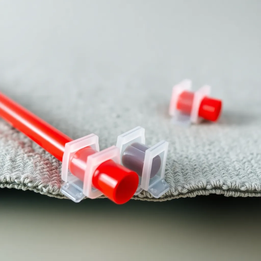 Spinki do ogrzewania podłogowego krótkie