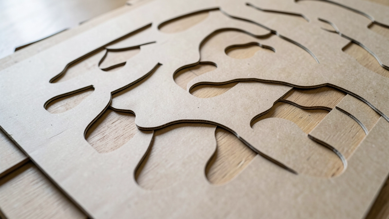 Szablony z kartonu do idealnego cięcia paneli