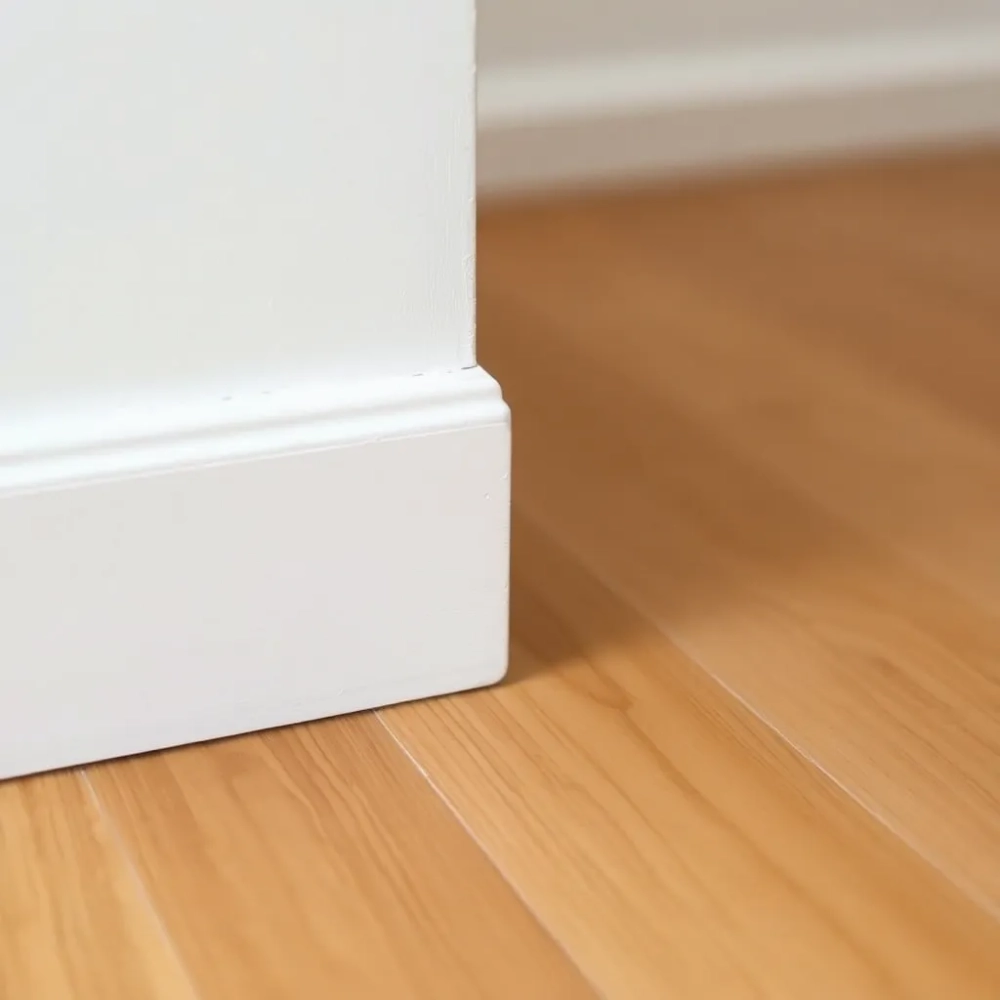 Szpara między listwą a podłogą