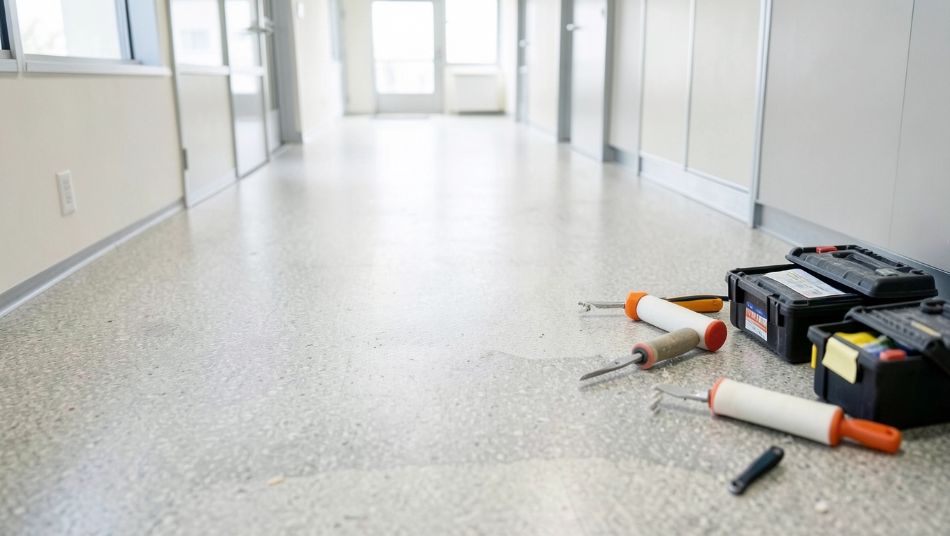 Szybka naprawa linoleum dla firm i instytucji