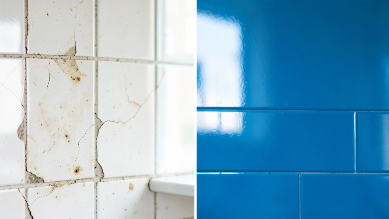 Szybka odmiana płytek w kuchni farbą