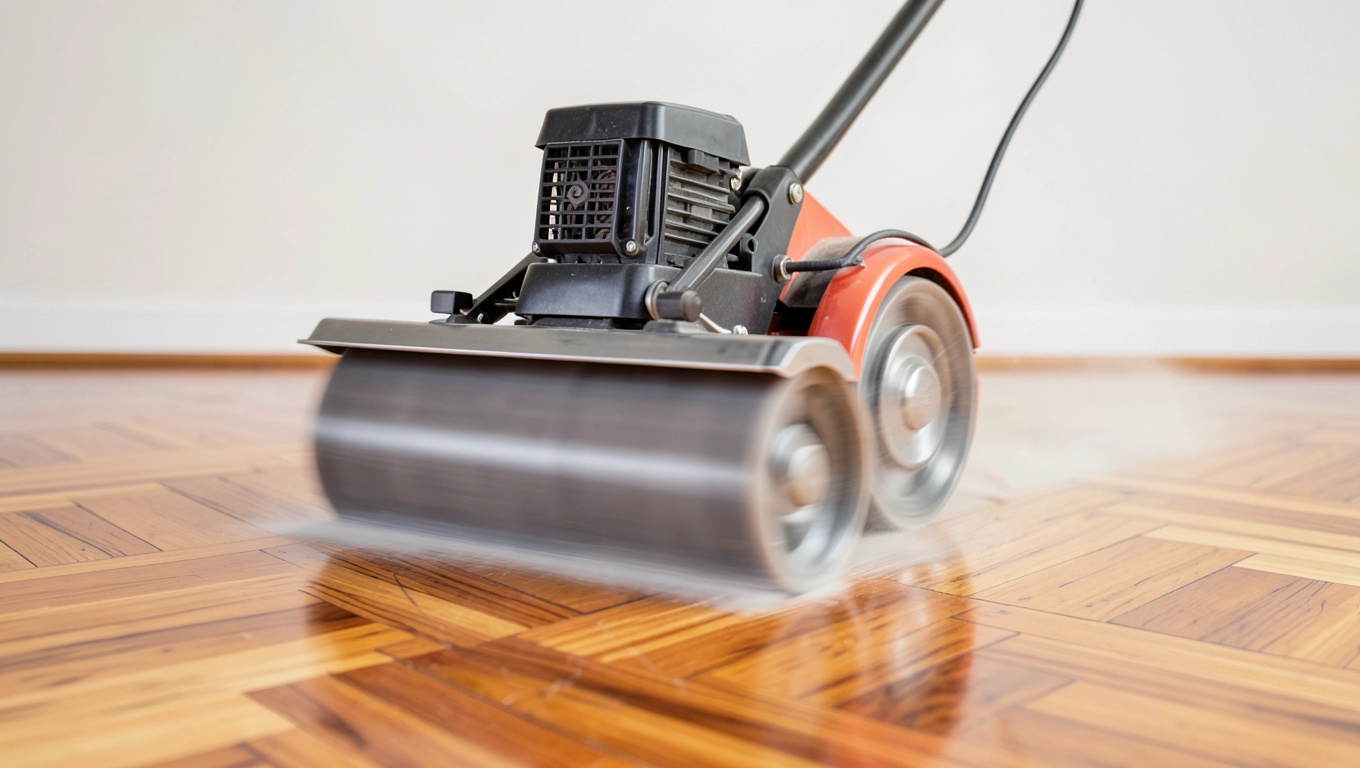 Szybkość bezpyłowej cyklinarki parkietu