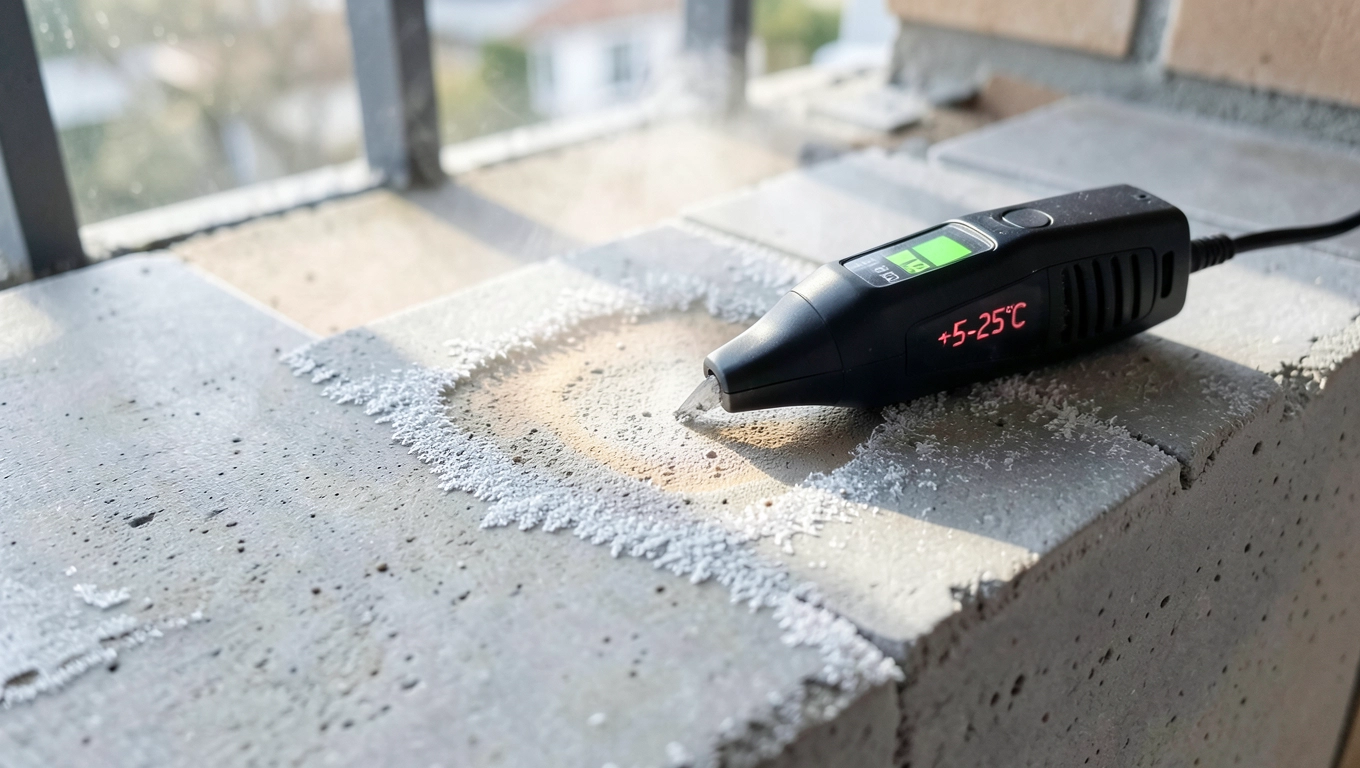 Temperatura podłoża przy układaniu płytek balkonowych