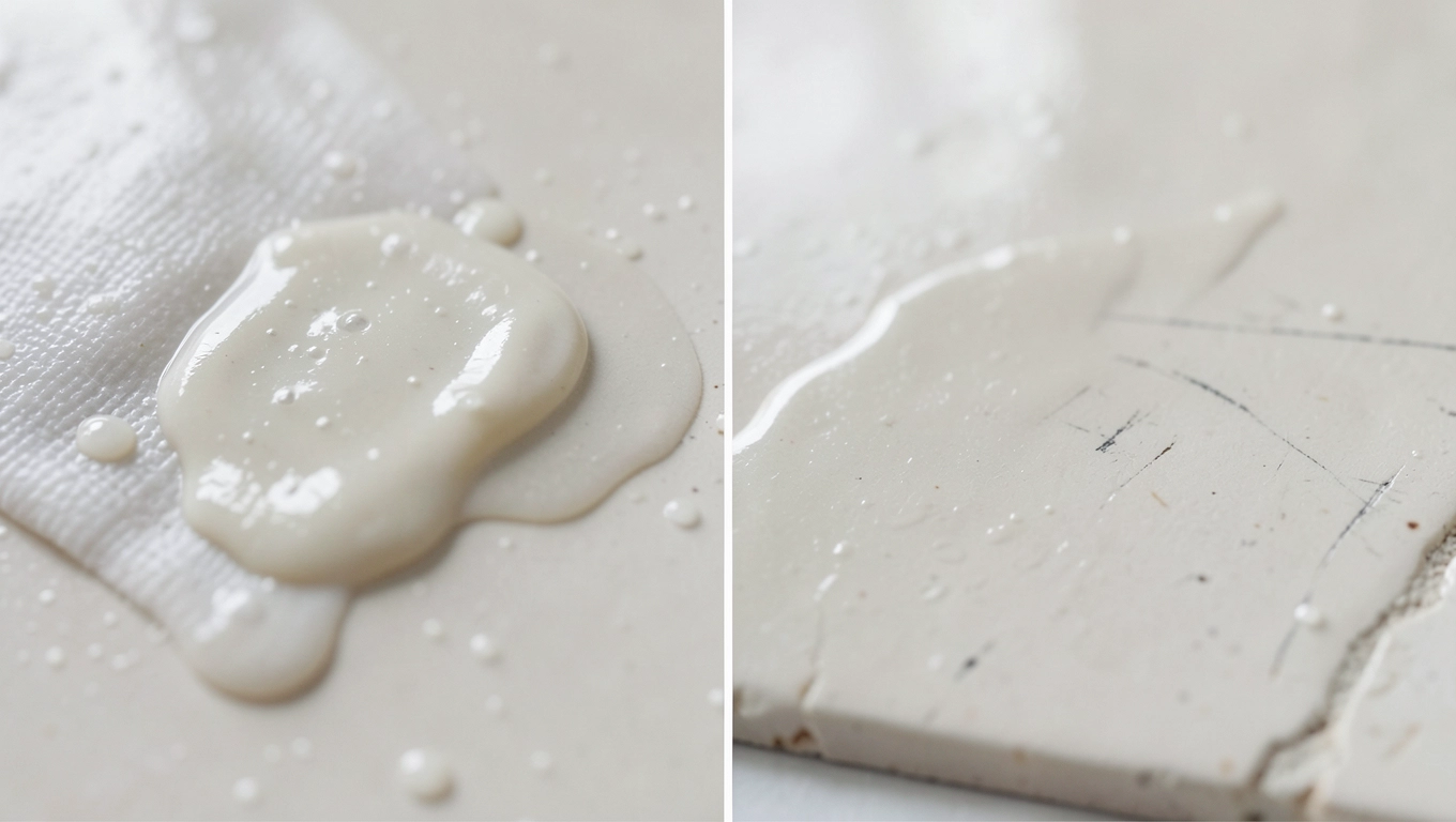 Usuwanie fugi z woskowanego gresu