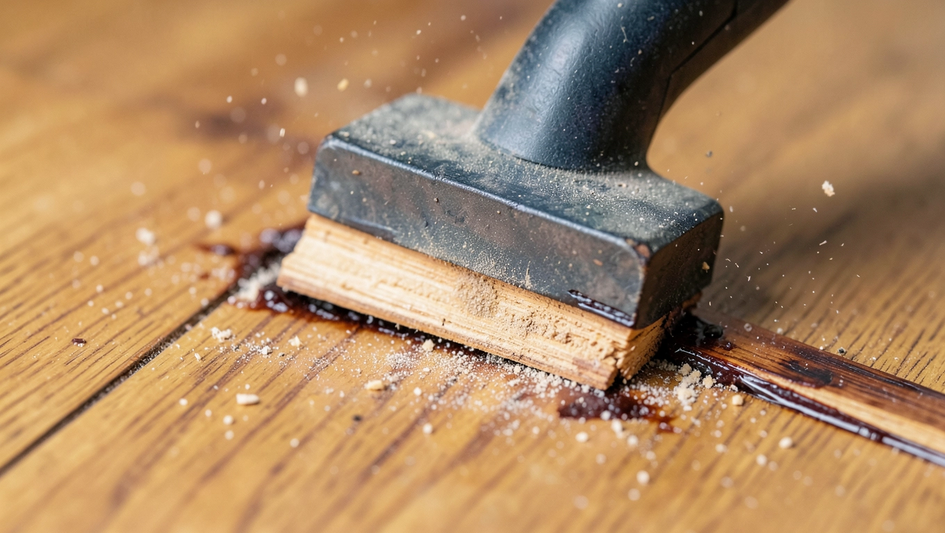 Usuwanie lakieru cykliniarką krawędziową