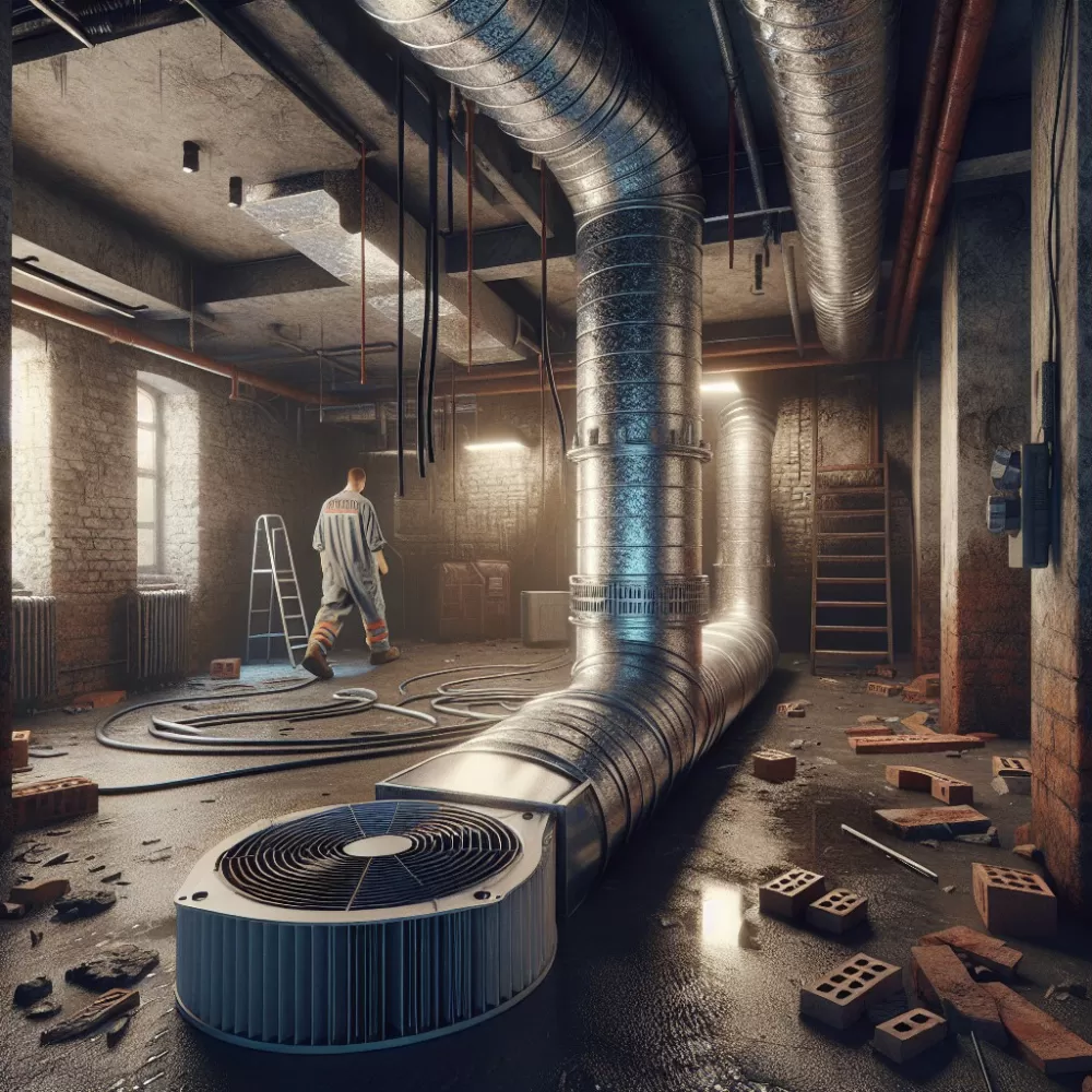 wentylacja wilgotnej piwnicy