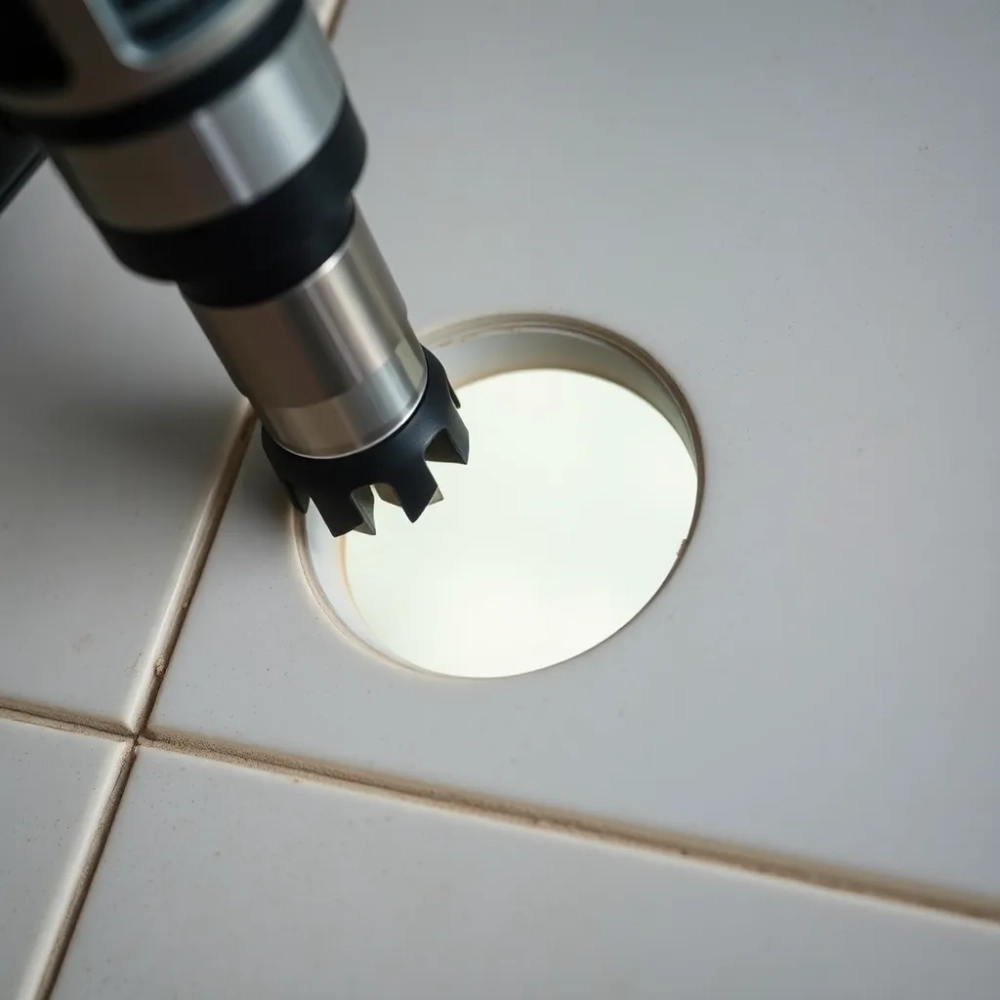 Wycinanie otworów w płytkach cena