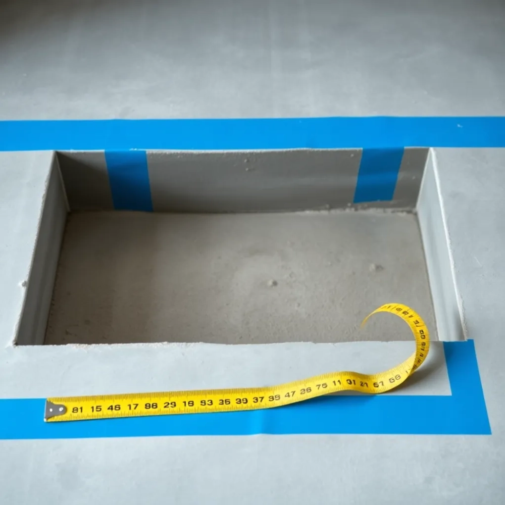 Wylewka pod kominek wymiary