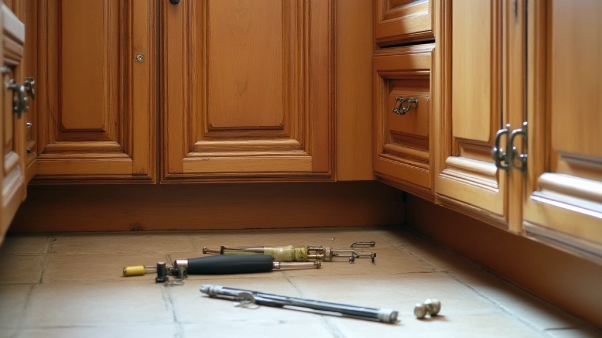 Wymiana paneli pod meblami kuchennymi