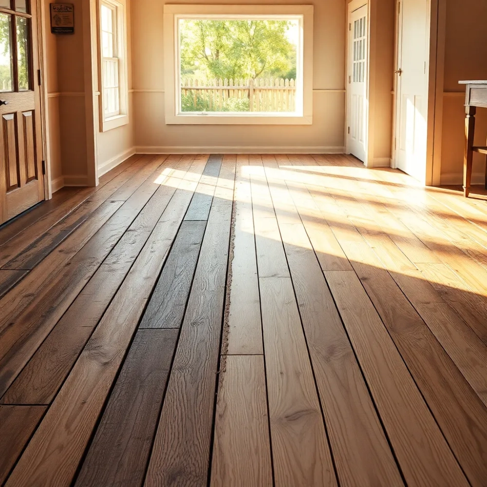 Wymiana podłogi w domku letniskowym