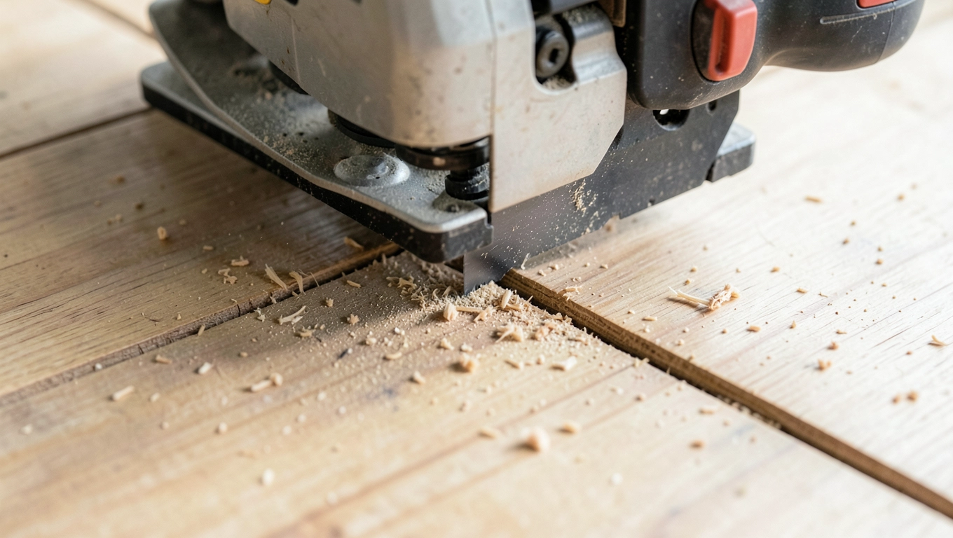 Wymiana pojedynczej deski podłogowej