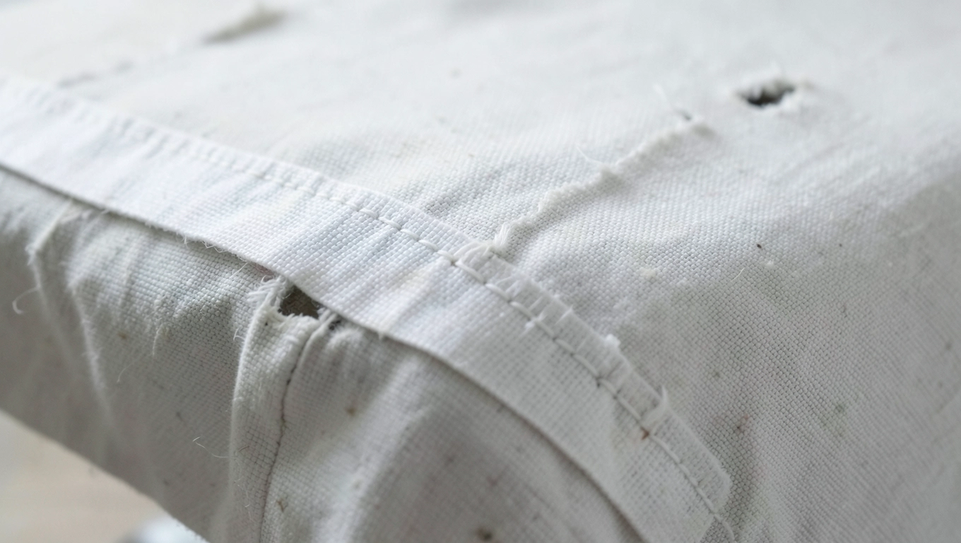 Wzmocnienie pokrowca dratwą