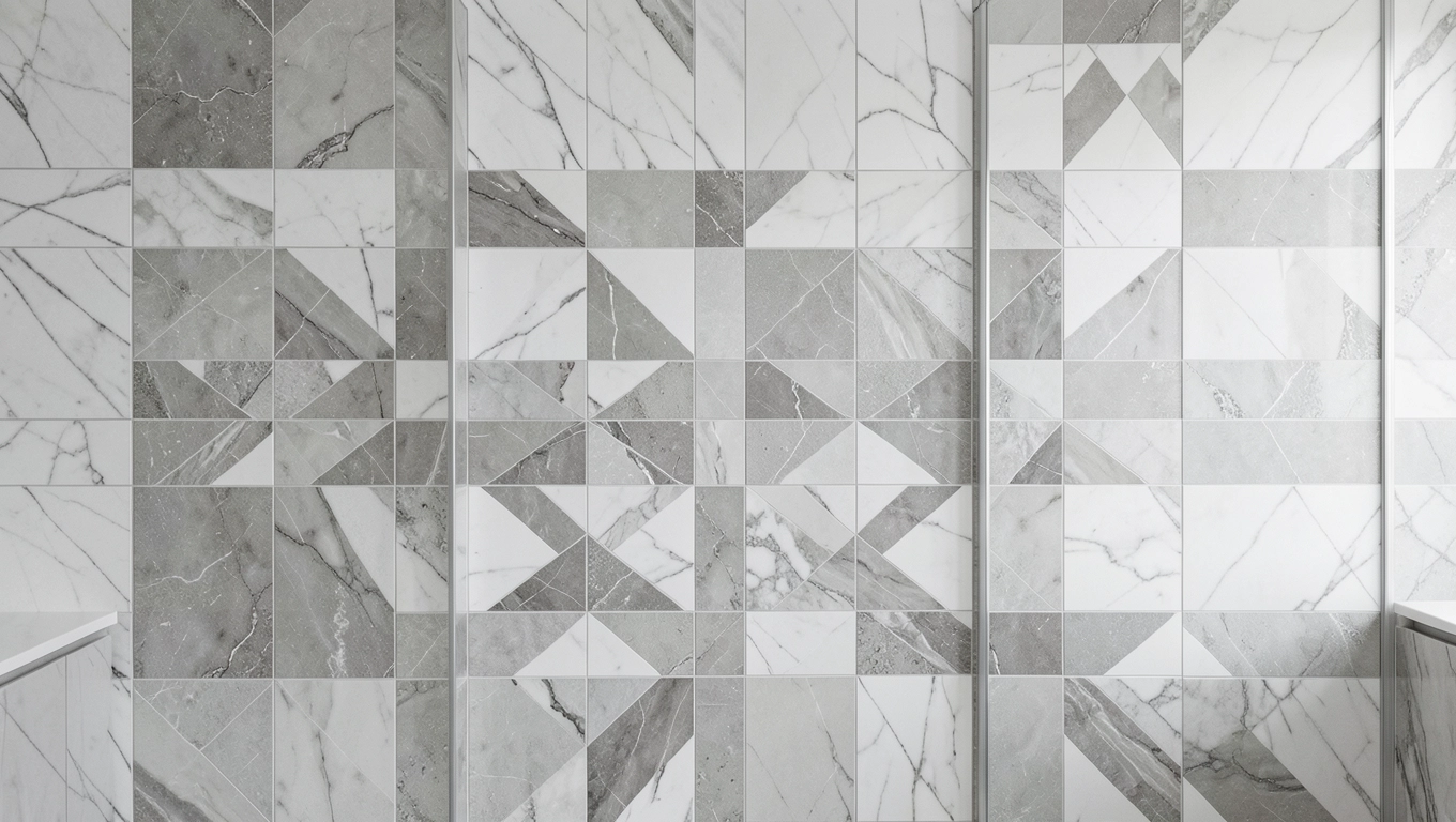 Wzory okleiny do łazienki na kafelki