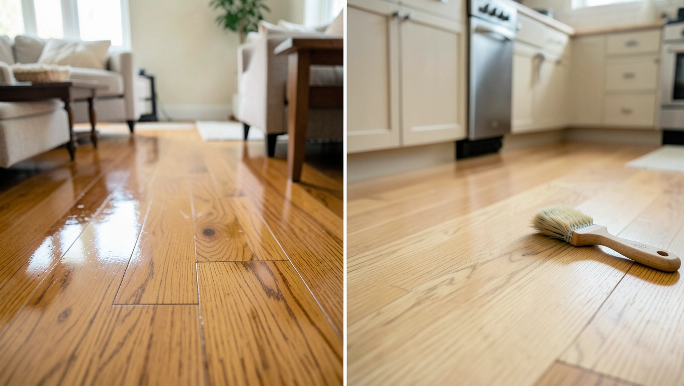 Zabezpieczenie po cyklinowaniu podłóg drewnianych