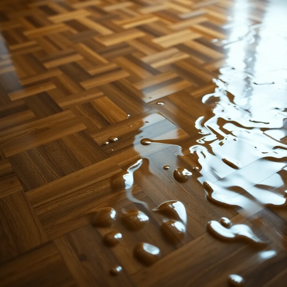 Zalany parkiet co zrobić