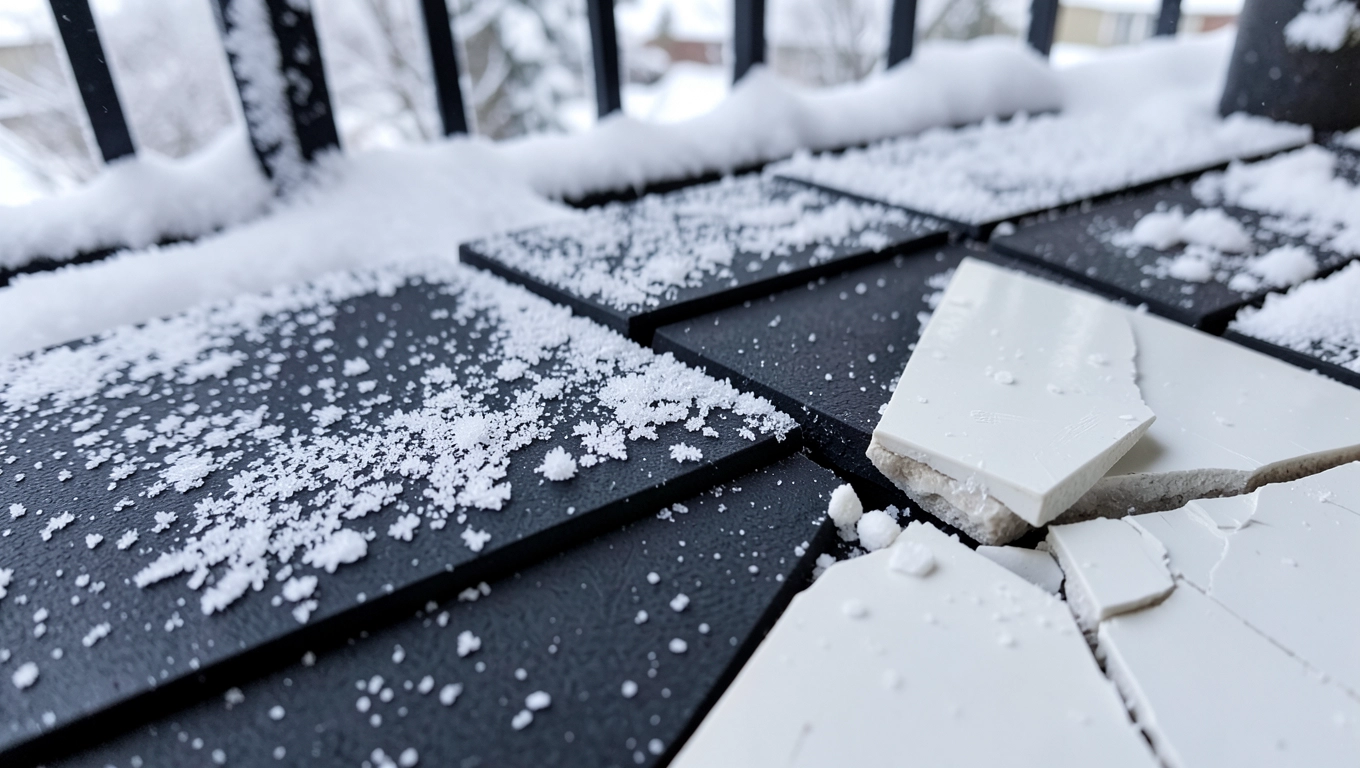 Zalety gumowych płytek na balkon