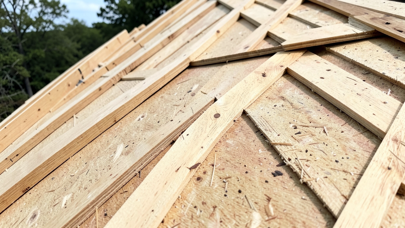 Zasady deskowania dachu