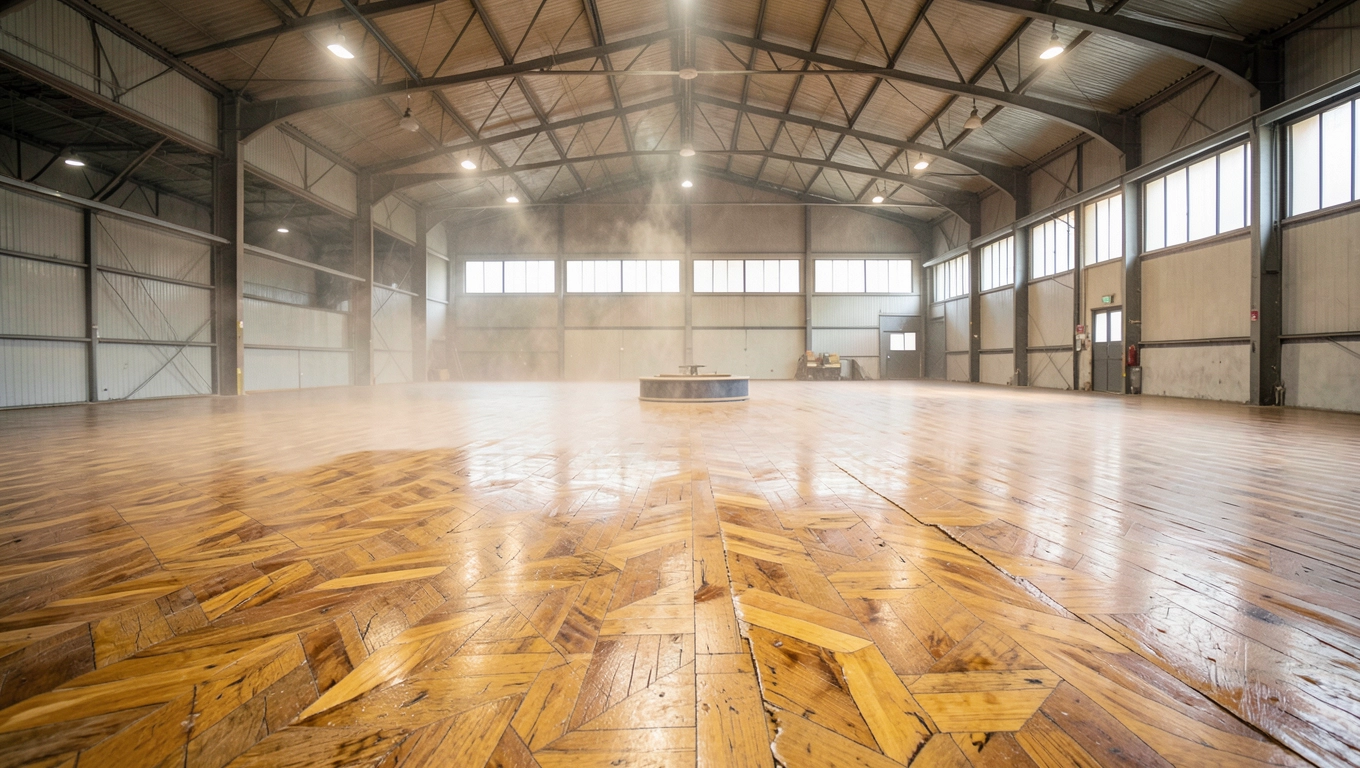 Zastosowanie cykliniarki walcowej na dużych powierzchniach