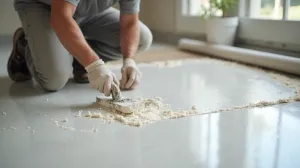 jak położyć linoleum na beton