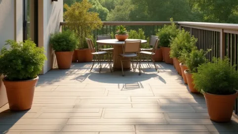 płytki na balkon bez klejenia