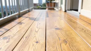 płytki na balkon drewnopodobne