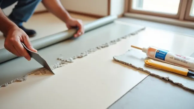 Układanie linoleum