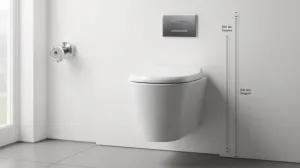Wysokość miski WC Geberit
